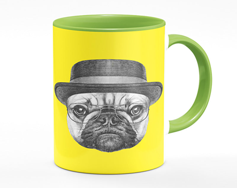 The Pug With A Hat Mug