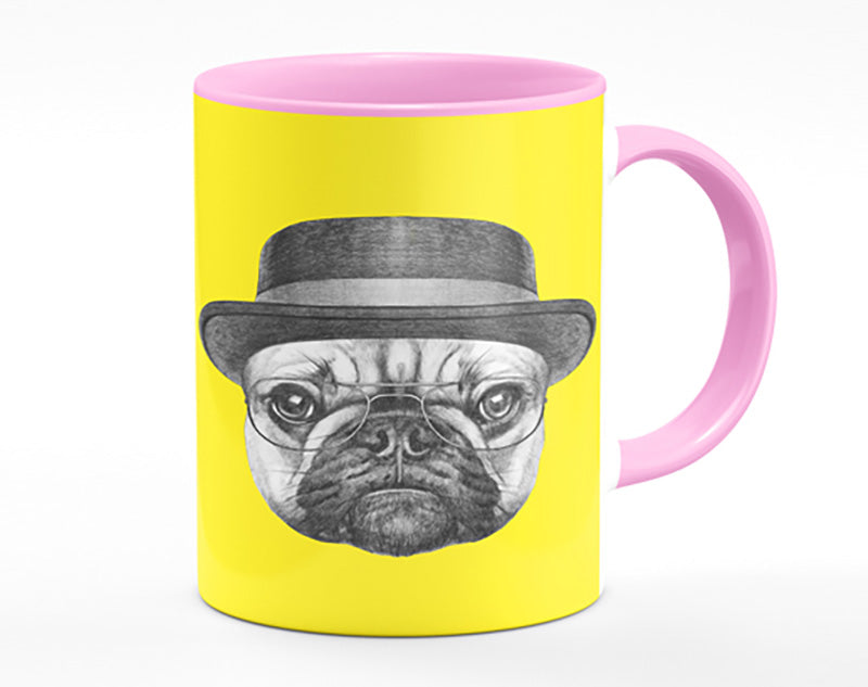 The Pug With A Hat Mug