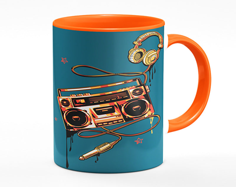 The Boombox And Headphones Mug