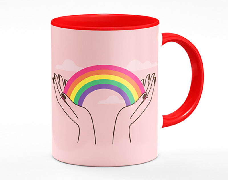 Rainbow In My Hands Mug