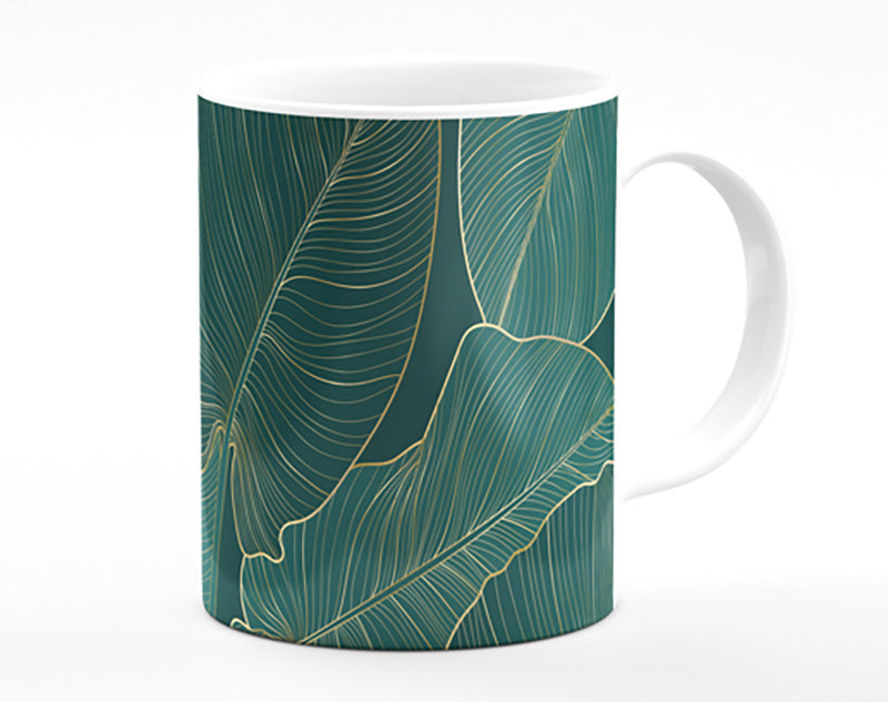 Banana Leaf Greens Mug