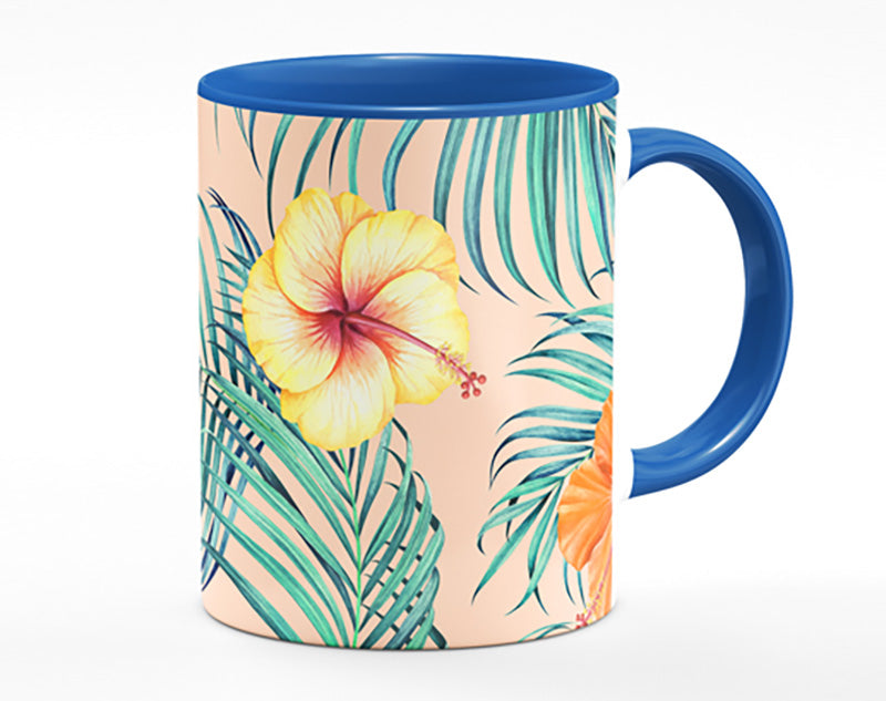 Orange Flower Mix Mug