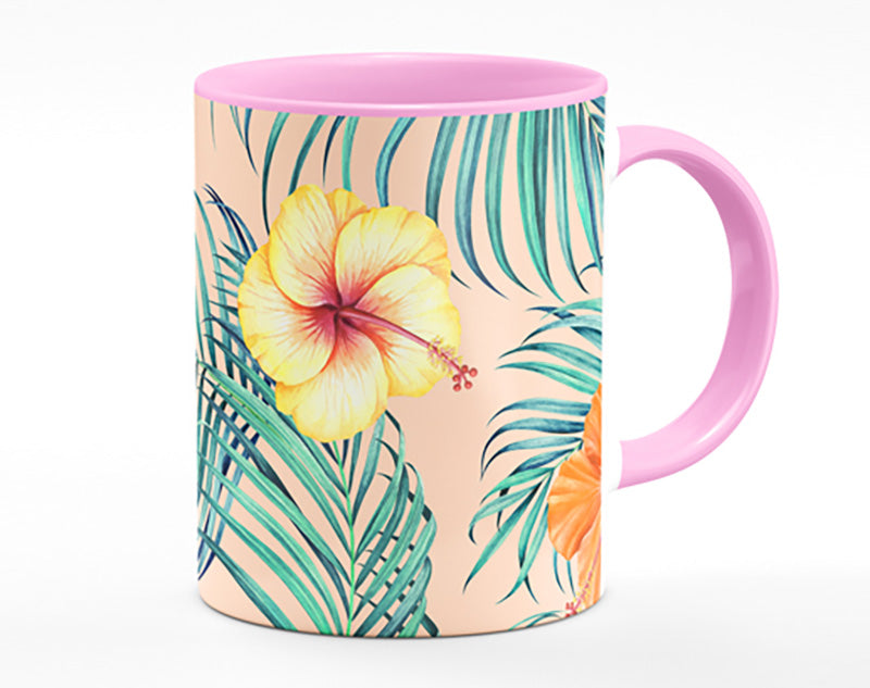 Orange Flower Mix Mug