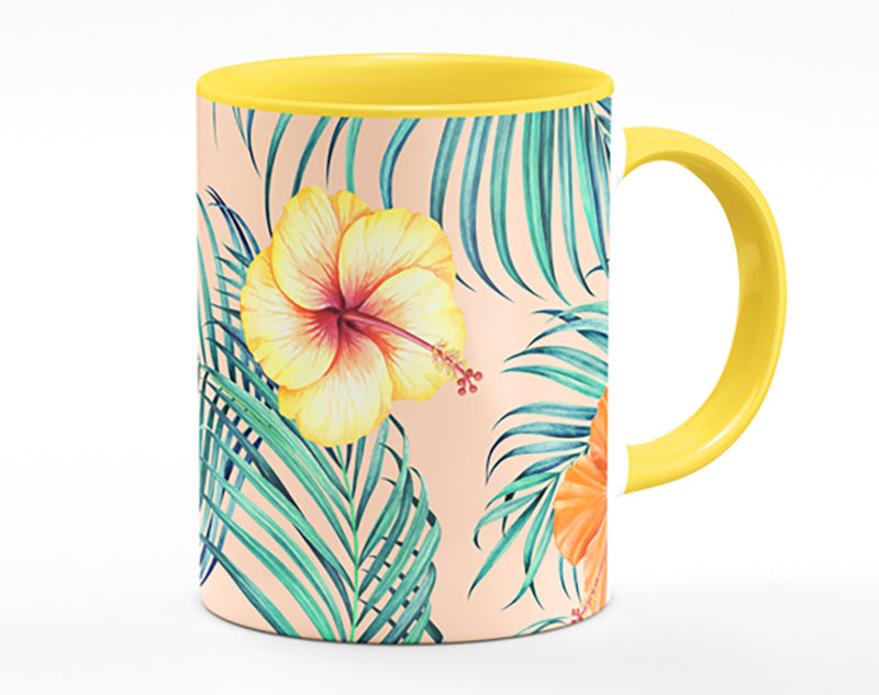 Orange Flower Mix Mug