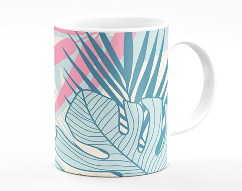 Modern Leaf Decor Mug