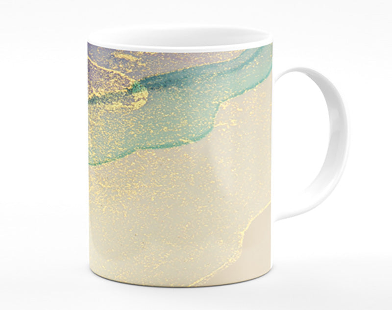 Glitter Over Watercolour Mug