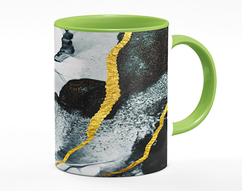 The Black Stone Glitter Mug