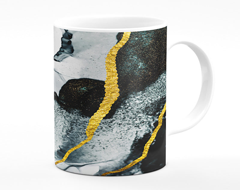 The Black Stone Glitter Mug