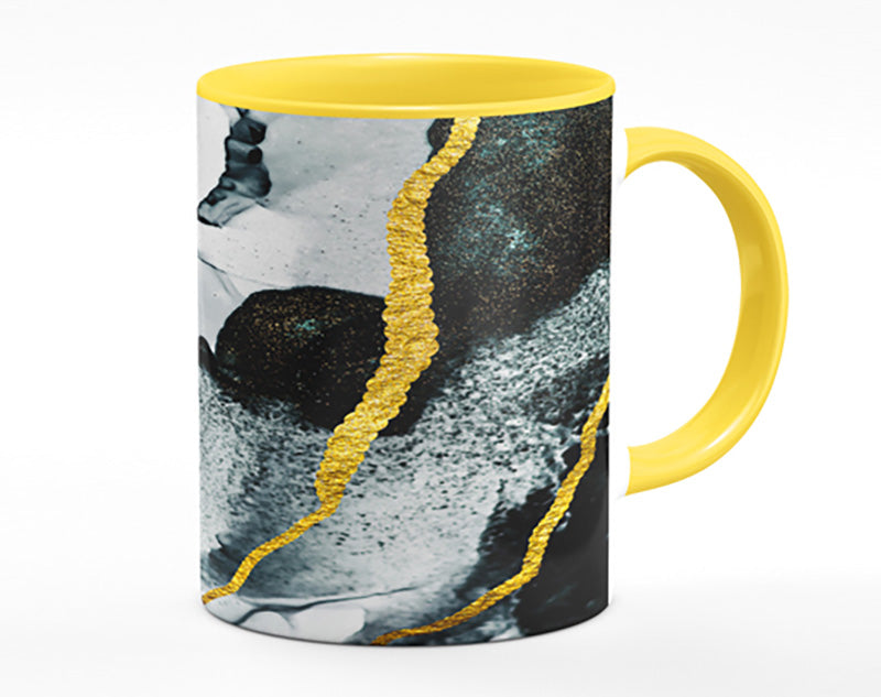 The Black Stone Glitter Mug