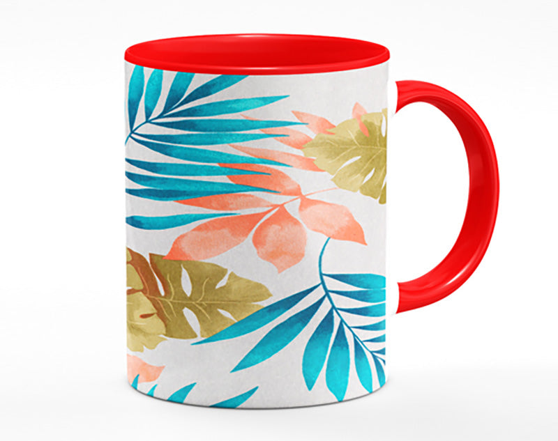 Modern Palm Leaves Mug