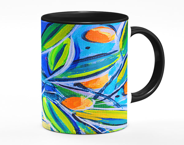 Bright Oranges On Tree Mug