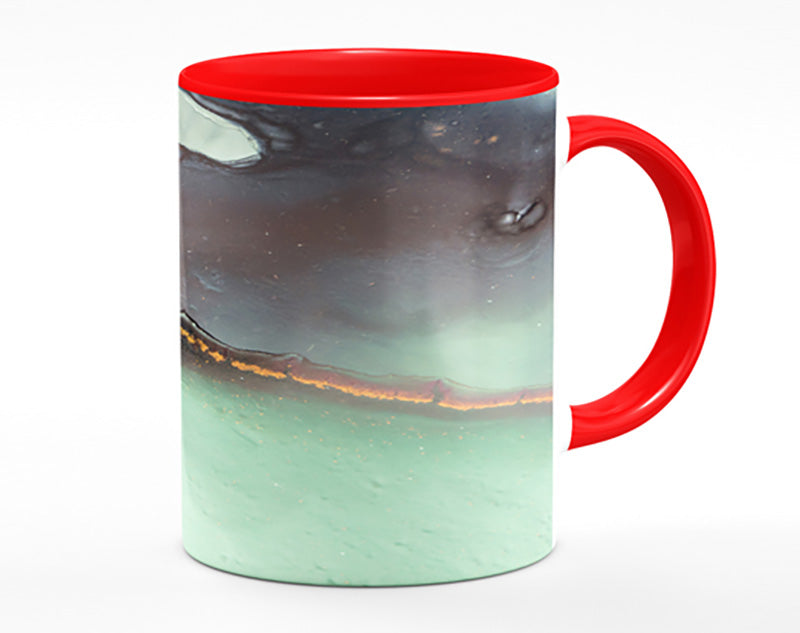 Green Marble Stone Mug