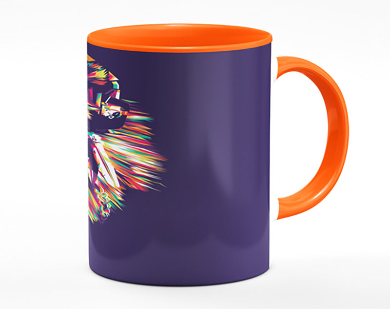 Vibrant Wolf Mug