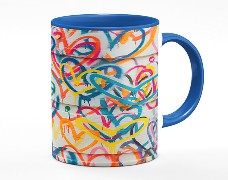 Colour Spectrum Hearts Mug