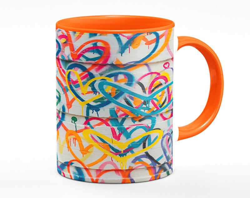 Colour Spectrum Hearts Mug