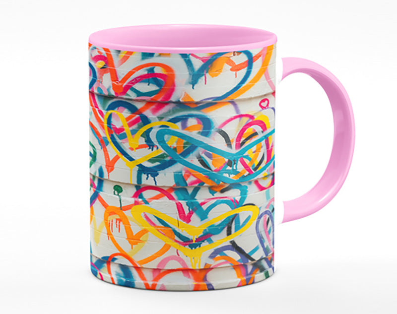 Colour Spectrum Hearts Mug