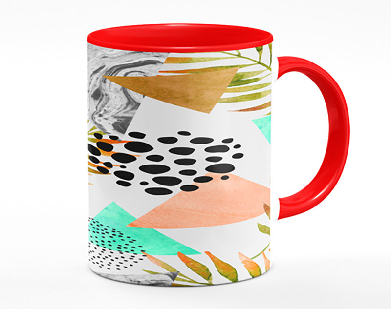 Mix Mid Century Plants And Patterns Mug