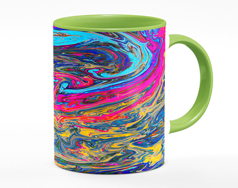 Paint flows and mixes Mug