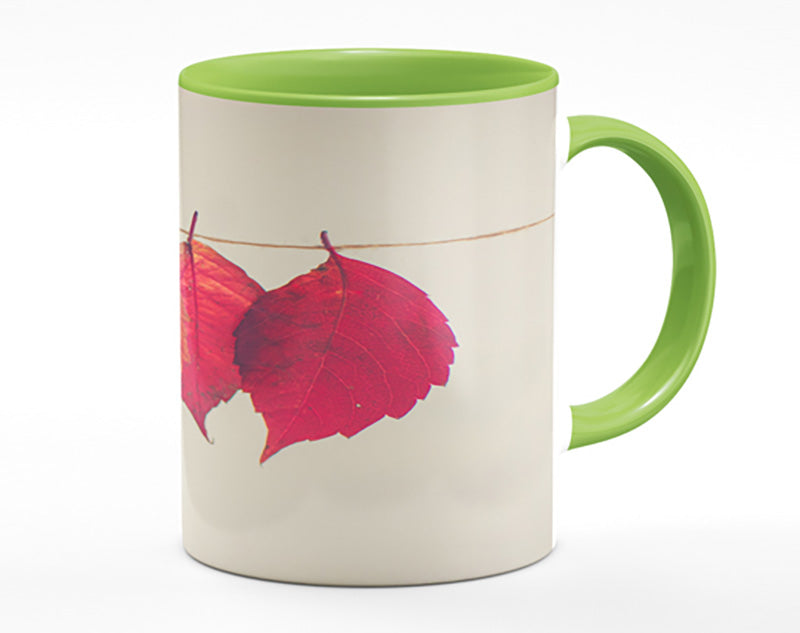 Summer to spring leaves Mug