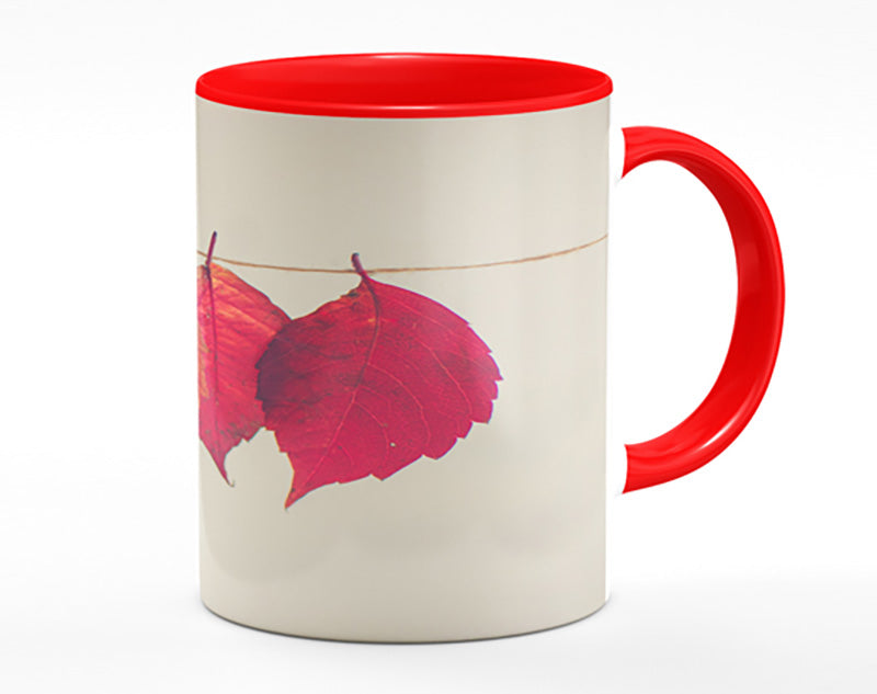 Summer to spring leaves Mug