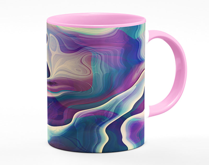 Swirly colours and motions Mug