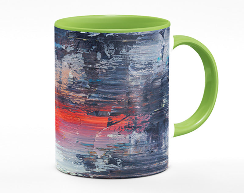 textured Paints colours and darks Mug