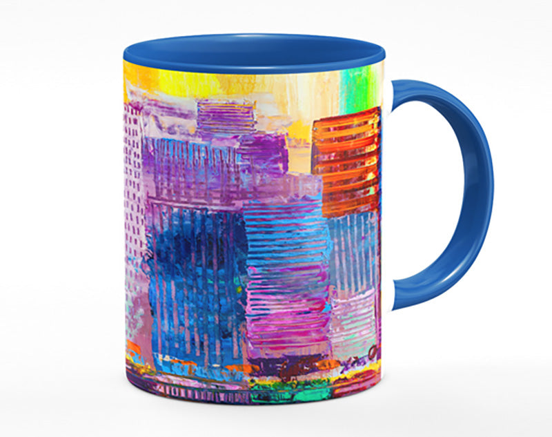 City of colour acrylic paint Mug