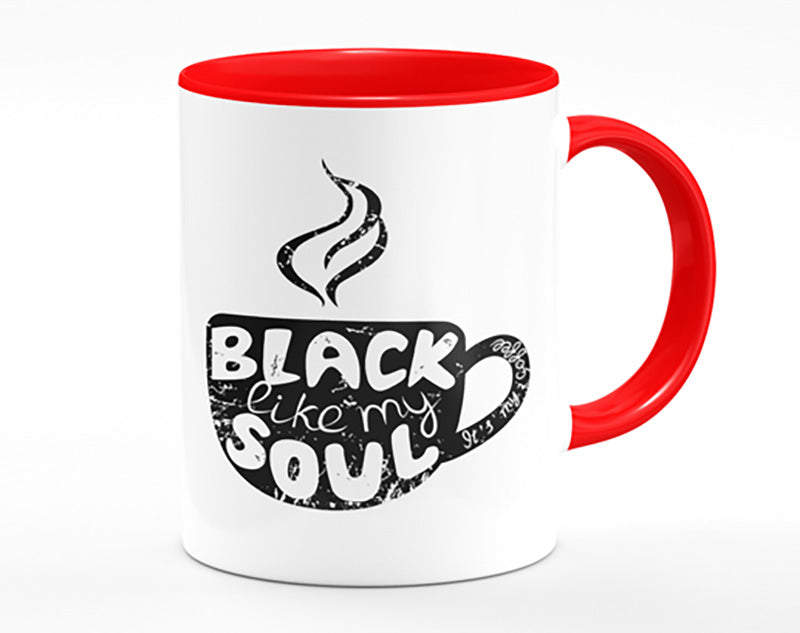 Black Like My Soul Coffee Mug