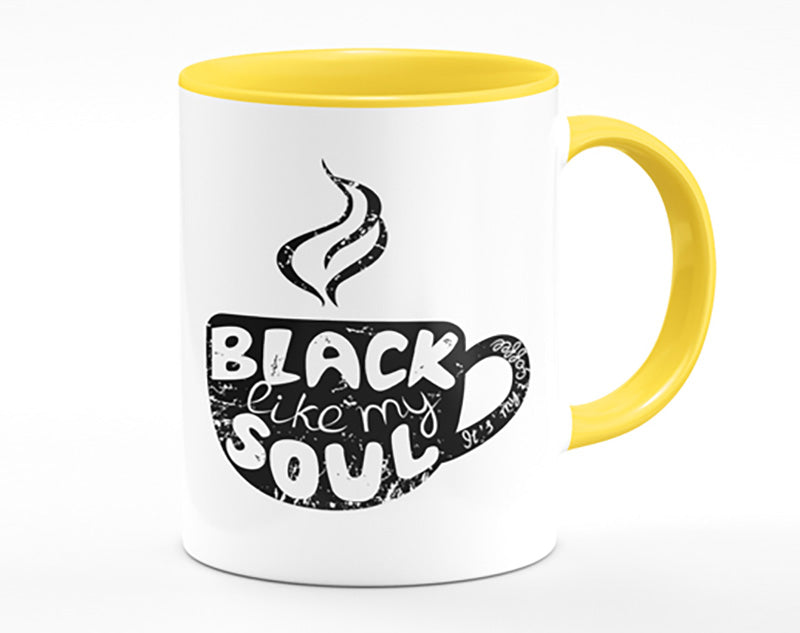 Black Like My Soul Coffee Mug