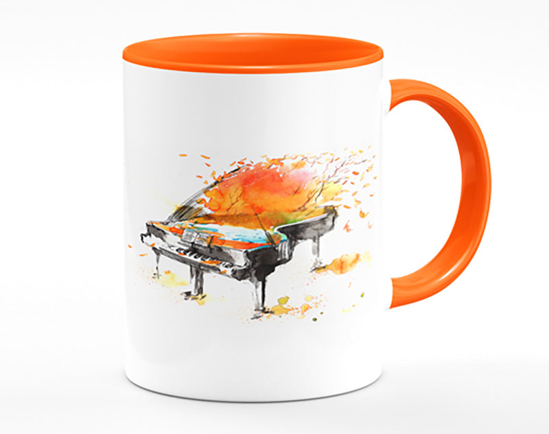 Autumn Piano Mug