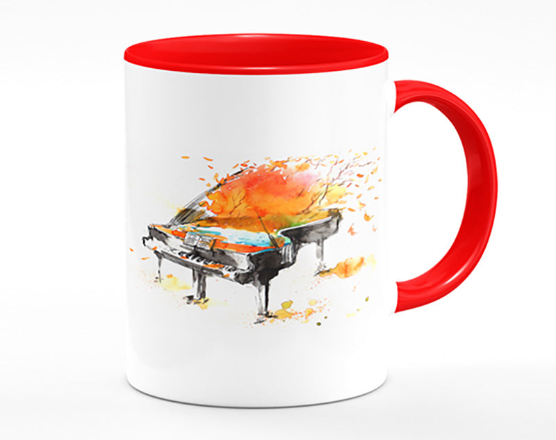 Autumn Piano Mug