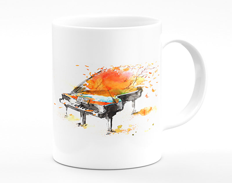 Autumn Piano Mug