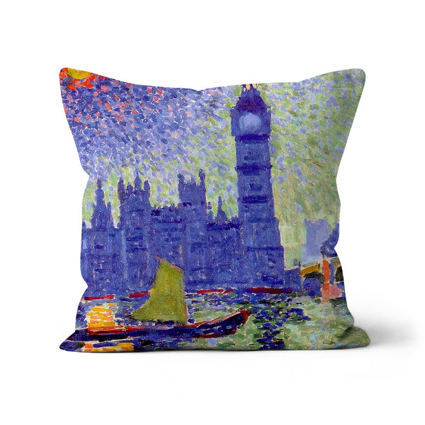 Van Gogh London At Dusk Art Classic Cushion